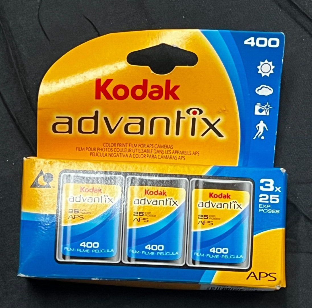 Kodak Advantix 400 Film (3 Pack) x 25 Exposures EXP 07/2012 *NEW