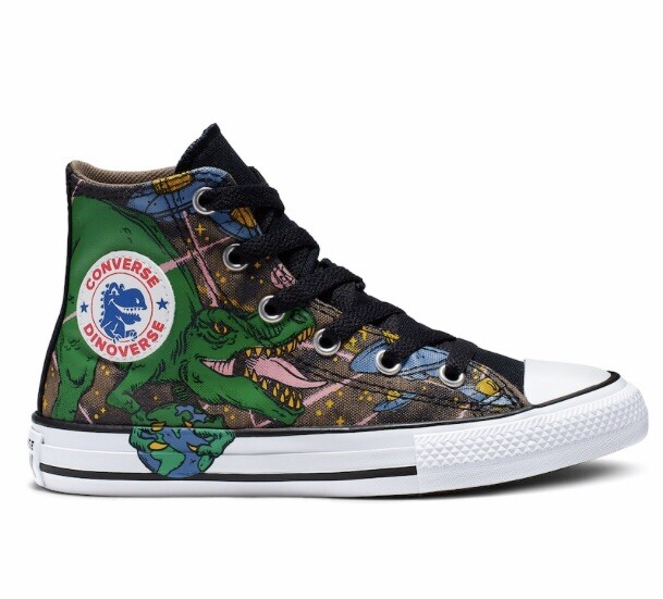 converse white dinosaur