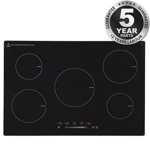 SIA INDH75BL 75cm Touch Control 5 Zone Induction Hob - Black