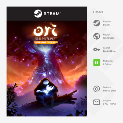 Ori And The Blind Forest Definitive Edition Pc Steam Key Global Instant Ebay