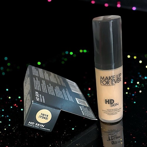 Base mate natural impermeable MAKE UP FOR EVER HD Skin 1N14 beige nueva en caja - Imagen 24 de 24