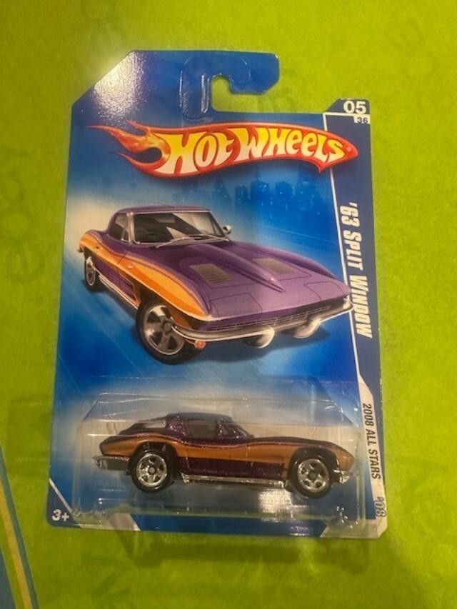 2008 Hot Wheels All Stars '63 Split Window #45 Purple/Orange