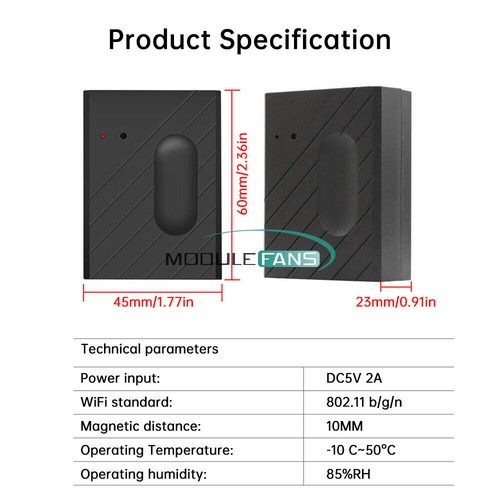 Smart Garage Apriporta DC5V Telefono Cellulare Telecomando Tuya Smart Life App Controller - Foto 14 di 18