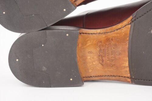 $590 | CARMINA UK 8 US 9 BURDEOS CUERO PUNTERA OXFORD BALMORAL CAJA Y BOLSOS - Imagen 4 de 21