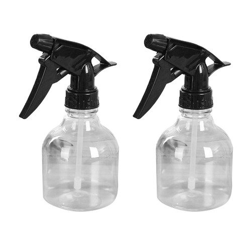 250cc Metal Watering Can for Indoor Plants Spray Bottle 2PCS Set