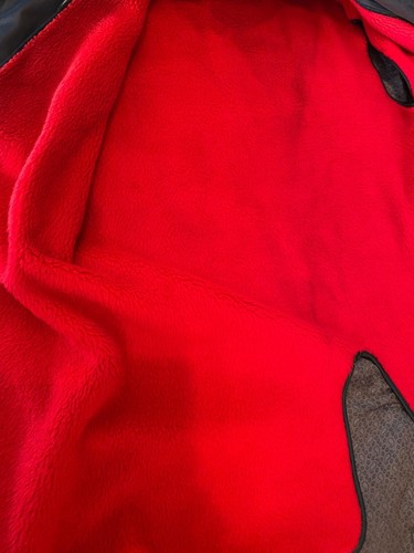 Plymouth Of Boston Brown Trench Coat Red Fleece Lining Mens Large - Picture 5 of 14
