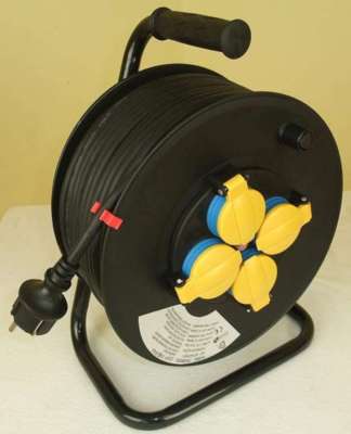 5 M Schuko Verlängerungskabel Für Außen 3x1,5mm² H07RN-F Stromkabel Gummikabel E - Foto 12