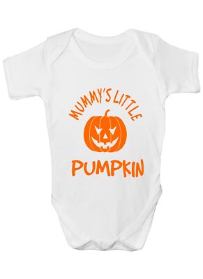 Mamas kleiner Kürbis Halloween Jungen Mädchen Baby Strampler Geschenk 0 - 18 Monate