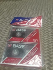 BASF Ferro Extra IEC I Normal Position Cassette Tapes  SEALED 2-Pack (2X90 1X60)