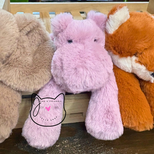 Full Set of 6 Tiny Smudge Animals New BNWT Elephant Hippo Fox Rabbit Monkey Bear - Picture 4 of 13