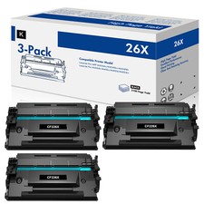 3Pack CF226X Toner Cartridge For HP 26X Laserjet Pro M402dn M426 M426fdw Printer