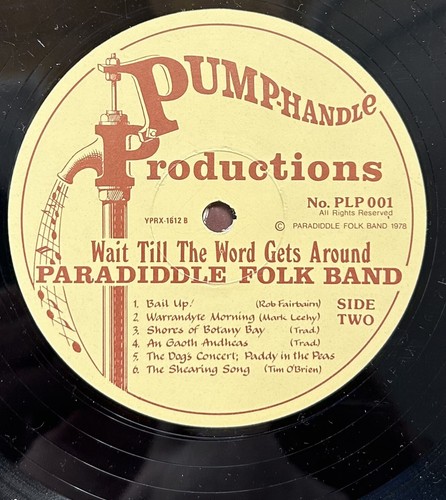 Paradiddle Traditional Folk Band Wait Till The Word Gets Around LP Rare Oz Folk - Picture 4 of 4