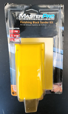 MasterPro Finishing 80, 180, 320 Grit Block Kit - 41-600