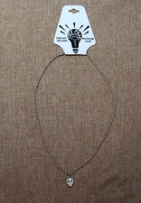 Alien Glow in the Dark  Pendant Necklace NOS 90s Image 18" Bead Chain