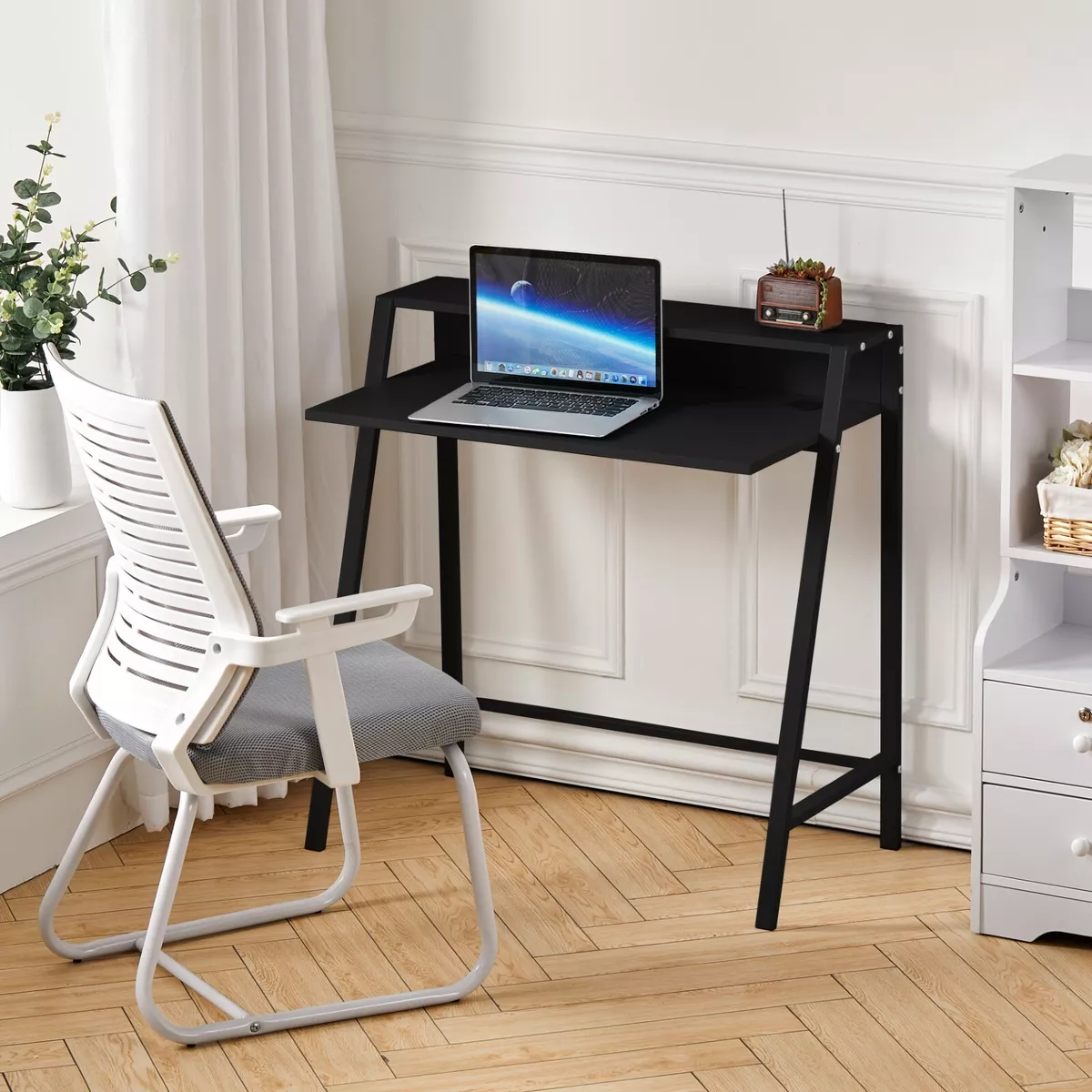 Double shelf computer sale desk