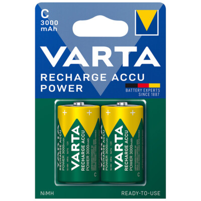 kQ Varta Akku Baby C NiMH 1.2V 3000 mAh Direct Energy Ready2Use 2er Blister