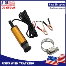 12V Mini Refueling Submersible Diesel Electric Fuel Water Oil Transfer Drum Pump
