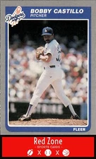 1985 Fleer Update - #U-22 Bobby Castillo NM Set Break.