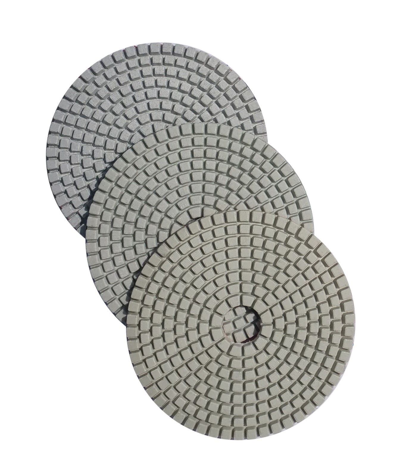 4 Inch 3 - Step Set Diamond Polishing Pads for Granite Concrete Marble Stone