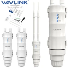 Outdoor Range Extender Long Range WiFi Router Repeater AP w/PoE 300/600/1200Mbps