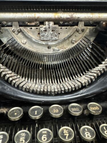 Antique Underwood Standard 6 10 Manual Typewriter Made In USA Parts Or Repair JD - Picture 7 of 17