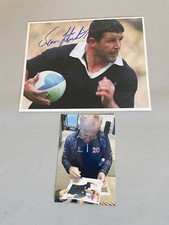 SEAN FITZPATRICK Rugby All Blacks in-person signed photo 8x10 autograph + photo