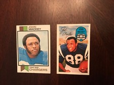 1970 Kellogg s 3-D football card #34 John Mackey lot 2