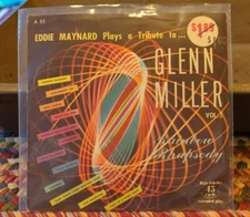 Eddie Maynard Tribute To Glenn Miller Promenade LP Vinyl Record 45 RPM