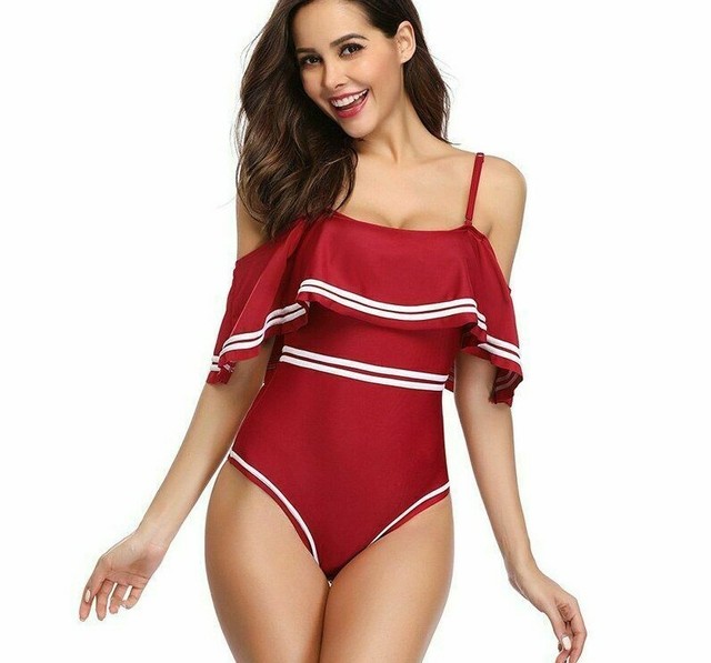 ruffle bathing suit one piece