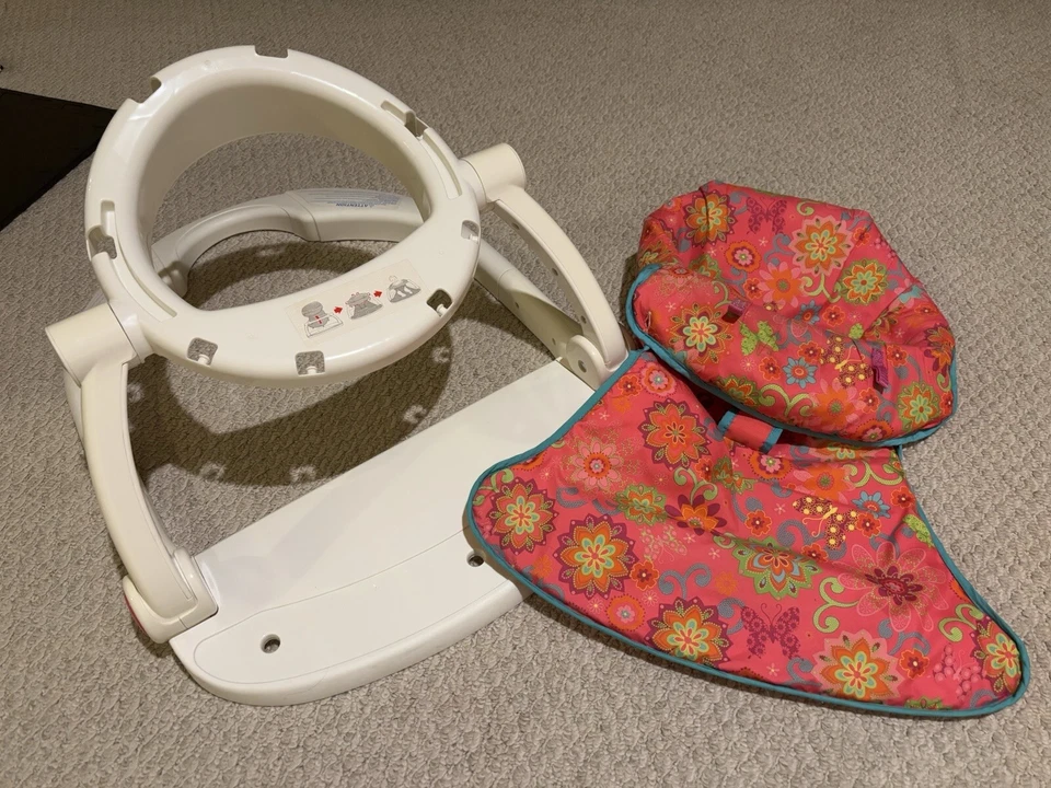 Silla de bebé portátil Fisher-Price asiento de piso para sentarse Foto 4 de 4