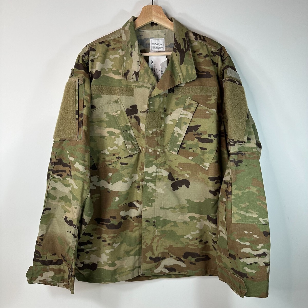 Army Combat Uniform Insect Shield Camo Camouflage Jacket