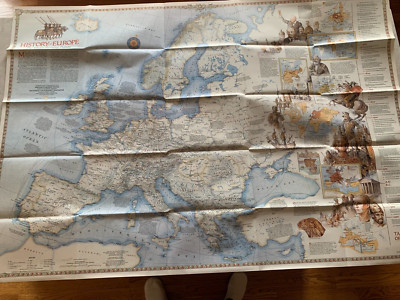 map - History of Europe: The Major Turning Points, by National Geographic, 1983