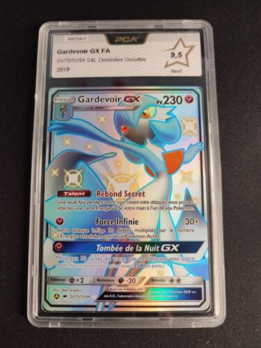Carte Pokémon Gardevoir GX SV75/SV94 FA Shiny PCA 9,5 - Destinées Occultes FR - Photo 1/2