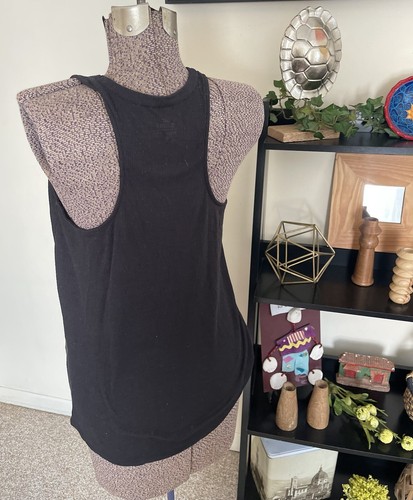 Hollister Racer Back Tank Black Medium Lace Up Front - Picture 4 of 4