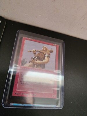 MTG Alpha hill giant misprint Miscut Error Magic the