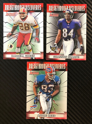 2000 Bowman Football Breakthrough Discoveries Insert Cards Lot You Pick ...