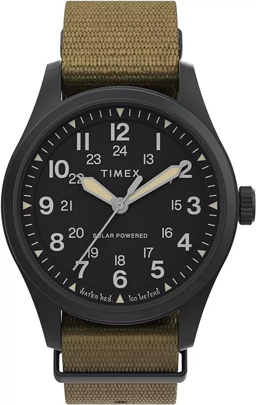 used タイメックスエクスペディションノースTW2V00400 Timex Expedition North Field Solar Black Dial Men's Watch