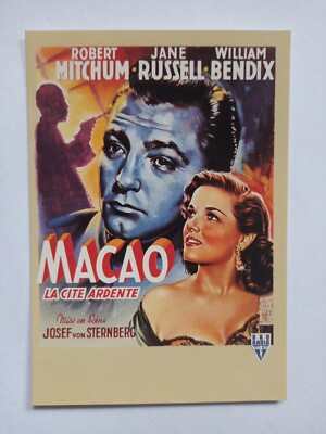 AK Macau Die feurige Stadt Robert Mitchum Jane Russell Zreik 54