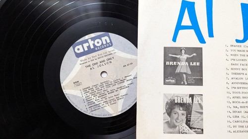 AL JOLSON one and only RARE ISRAELI LP - Picture 3 of 4
