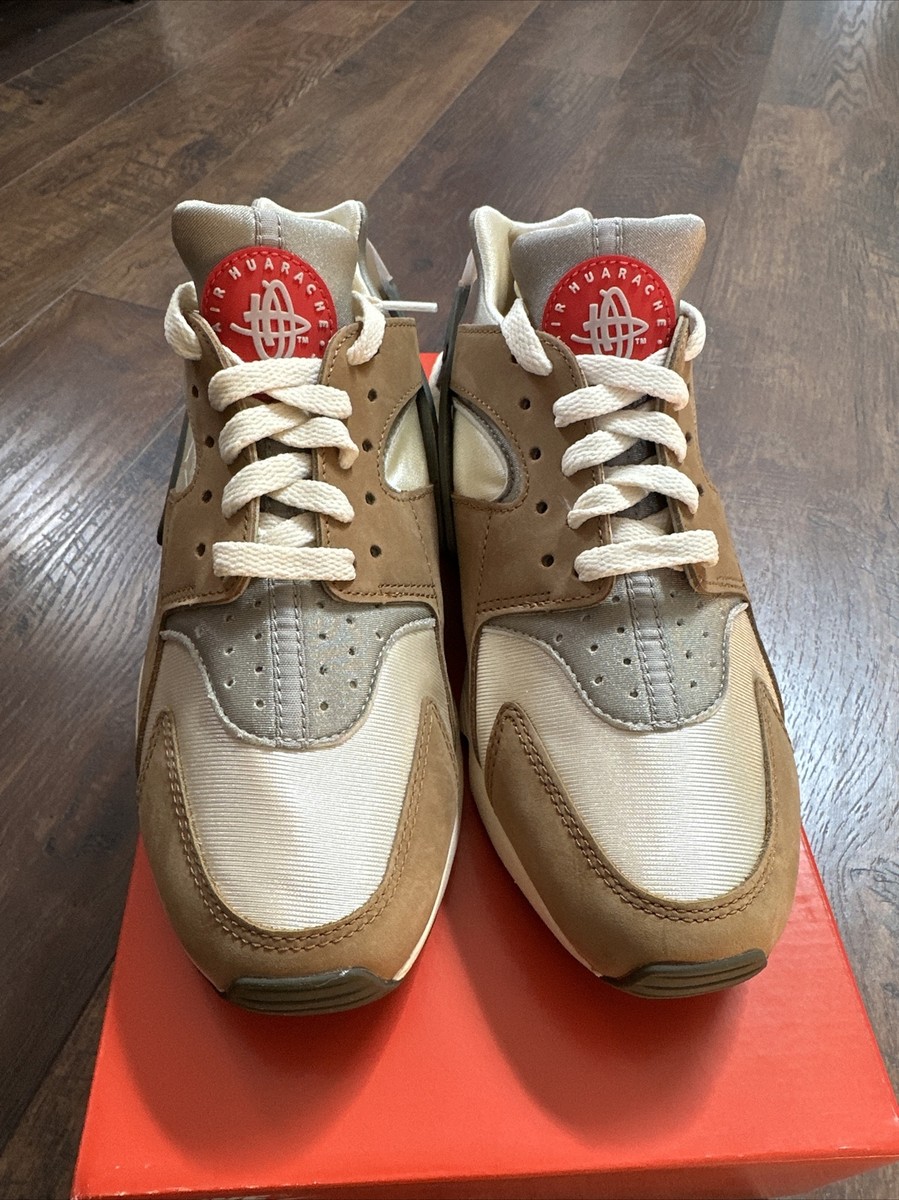 Nike Air Huarache LE X Stussy/Desert Oak Men 8 (DD1381-200) | eBay