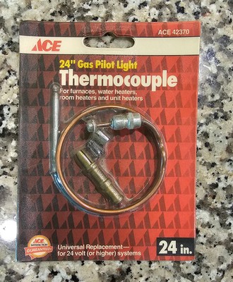 Ace Hardware Thermocouple 24u0026#034; Replacement Pilot Light Gas Heating  (1994) NIB | eBay