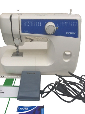 Brother Nähmaschine JS-23 mit Fußpedal 23 Stichoption 4 Stufen Knopfloch