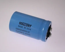 (2pcs) 5000uF 50V Large Can Electrolytic Capacitor 5000mfd 50VDC CG502U050U3C 85