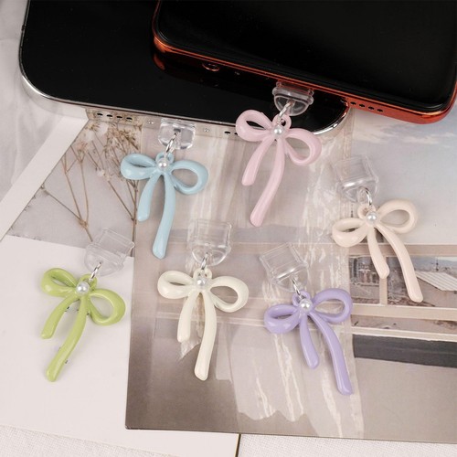 6 Pieces Anti Dust Plug Cap Type-C Zinc Alloy Dust Plug For Multi-model Phone - Picture 5 of 15