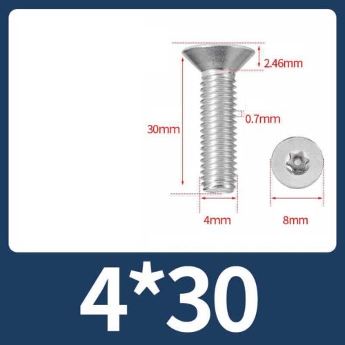 Countersunk Security Bolts A2 Stainless Steel Torx Vandal Proof Screws DIN 965 - Picture 30 of 67