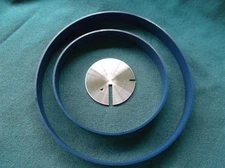 2 BLUE MAX BAND SAW TIRES and TABLE INSERT FOR CRAFTSMAN 113.244400 10" BANDSAW 