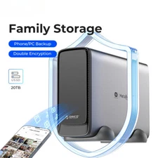Mini Metal Box Personal Storage Type-C Network Attached Storage Automatic Backup