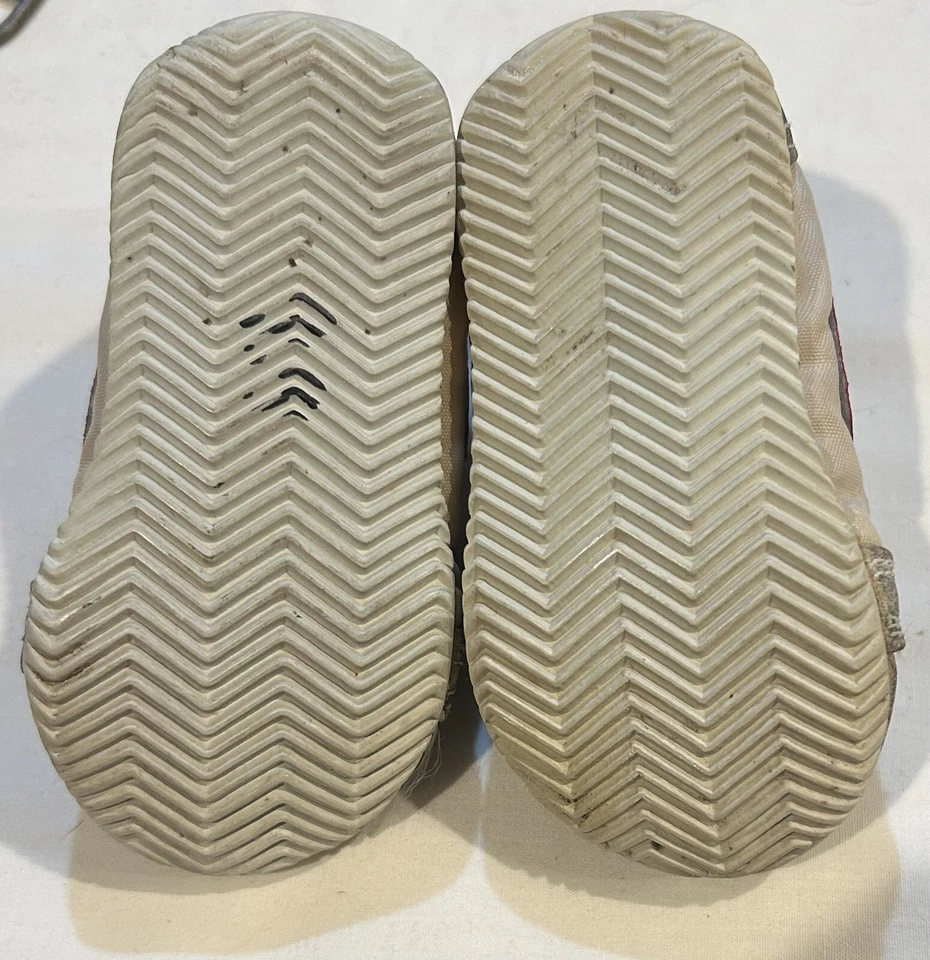 Винтажный 80-х Nike Cortez ребенка ясельного возраста размер 2 1/2 белый и красный кроссовки 820818PY1 - Изображение 4 из 4