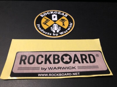 RockGear RockBoard By Warwick 2pc Sticker Set 