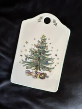 VTG Nikko Christmastime Happy Holidays Snack/ Cheese Board